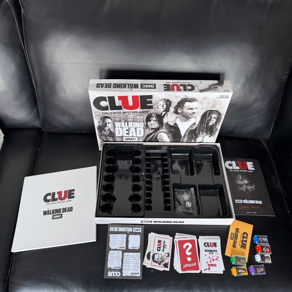 Clue The Walking Dead Board Game